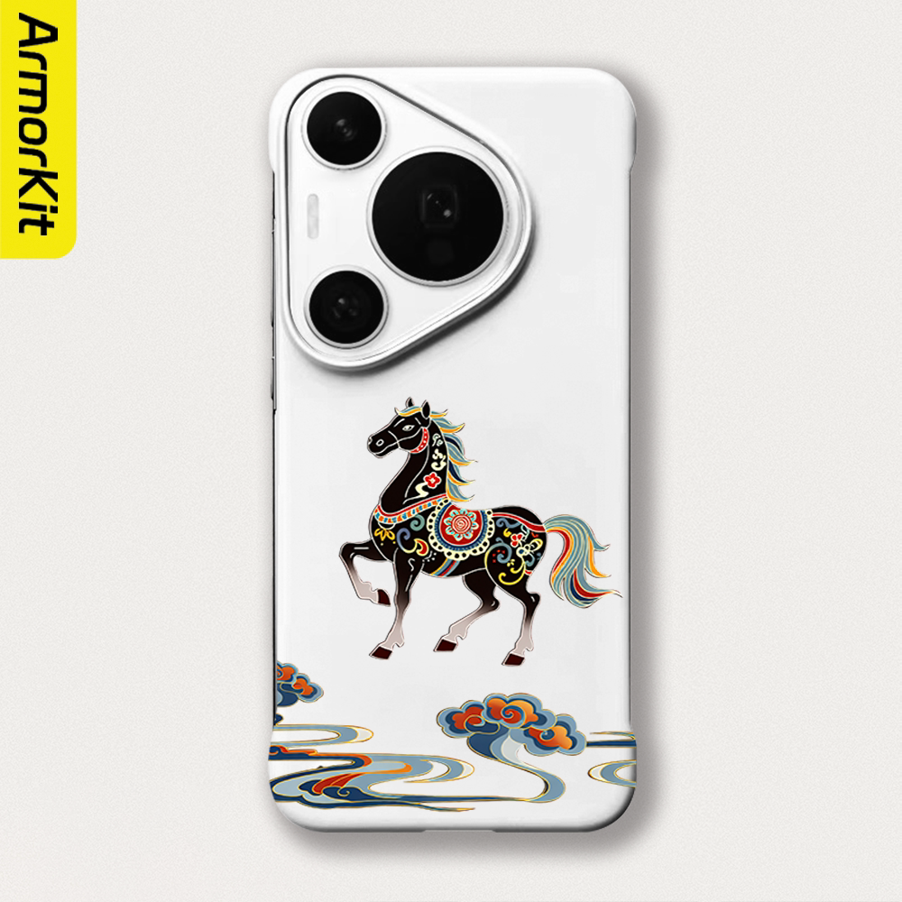 适用华为Pura80Pro+/p60Pro无边框手机壳敦煌福马轻薄防摔Huawei70Ultra防摔亲肤硬壳大孔p50/70Pro+磁吸后壳