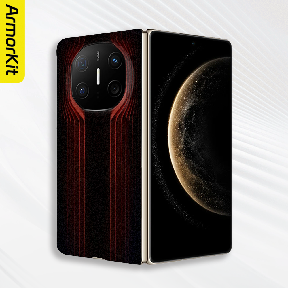 适用华为MateX6典藏版折叠手机壳X5/X7轻薄保护套大孔保时捷Huawei三折叠MateXTs防摔磁吸硬壳X3裸机感后壳