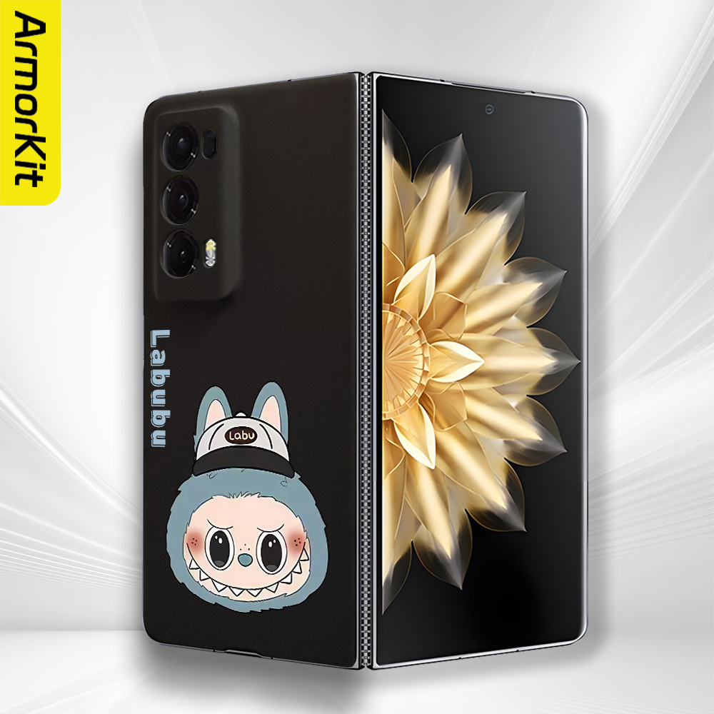 适用荣耀MagicV5/V3轻薄折叠屏手机壳磁吸V2至臻版后盖裸机感拉布布亲肤防摔HonorMagicVS2/VS3硬壳高级感