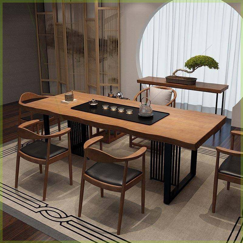 茶桌椅组合禅意茶室实木茶台家用简约现代办公室简易泡茶桌,商业/办公家具,茶台/茶桌,淘宝优惠券,粉丝福利购,淘宝优惠卷