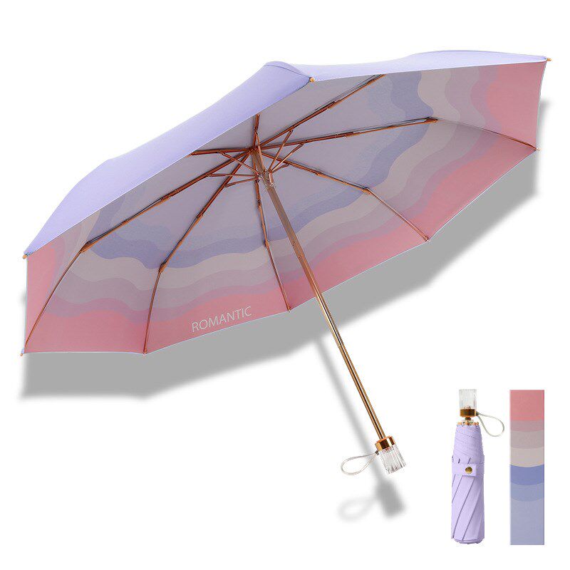 菲诺太阳伞防晒防紫外线折叠便携高颜值隔热雨伞女晴雨两用遮阳伞