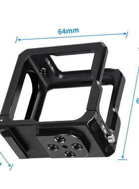 BGNing铝合金GoPro11mini快装拓展兔笼 可充电传输数据相机保护框