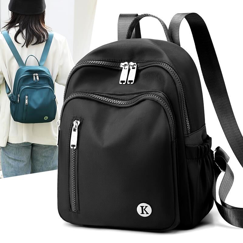 2023新款轻便小号迷你双肩包女牛津帆布妈妈咪时尚V百搭旅行小背