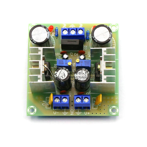 LM317+LM337正负双电源可调稳压电源板套件 负电压板 317散件调压