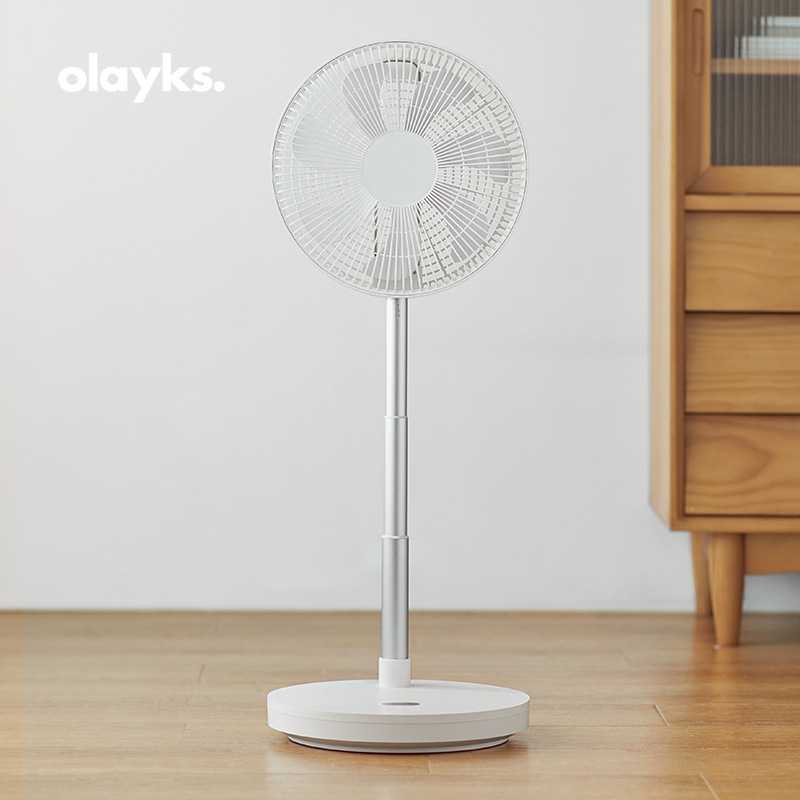 olayks立时折叠落地电风扇台式家用伸缩立式大风力空气循环扇图片