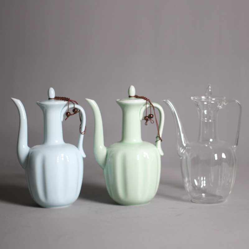 仿宋玻璃茶壶小号绿茶壶过滤花茶壶陶瓷泡茶壶泡茶器宋执壶带过滤,电子元器件市场,其它元器件,淘宝优惠券,粉丝福利购,淘宝优惠卷