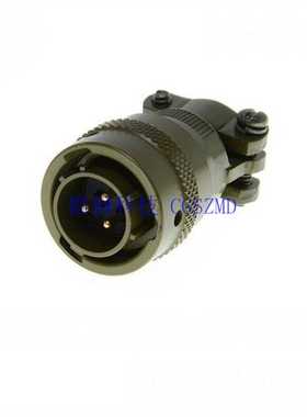 MIL-DTL-26482 Series II Equivalent 直型插头,3芯 焊接引脚卡口