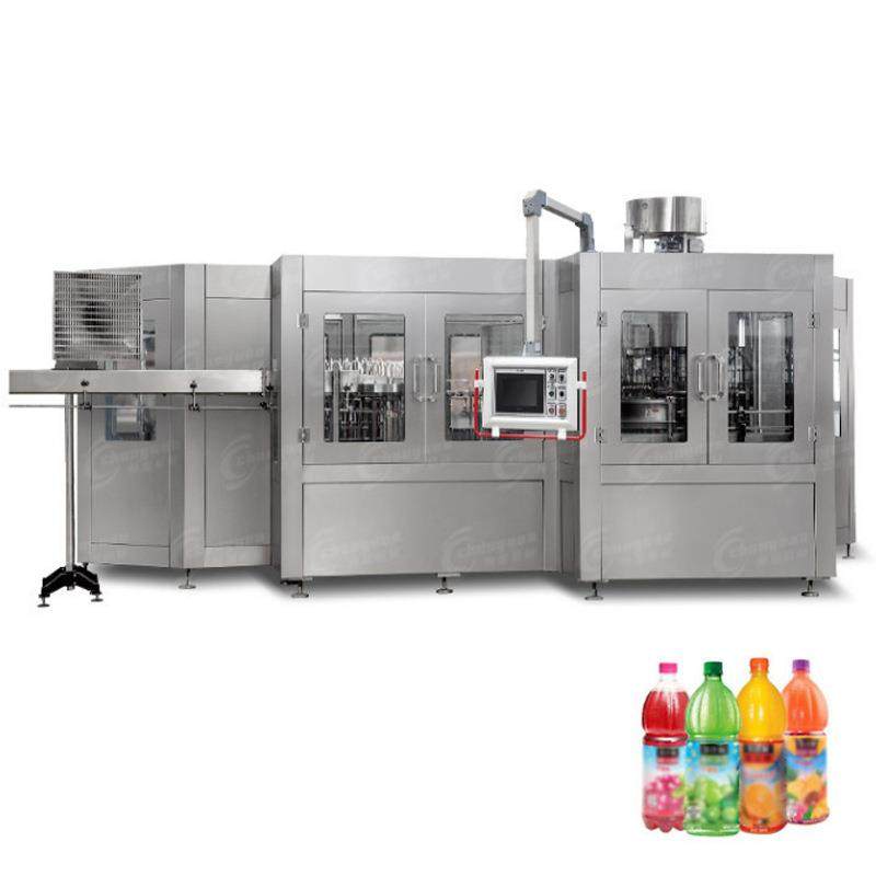 PET瓶灌装设备苹果汁饮料灌装生产设备全自动橙汁饮料加工设备