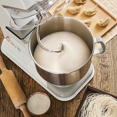 焙士达ES7家商静音厨师机小型和面揉面奶油机7L大容量搅拌打发