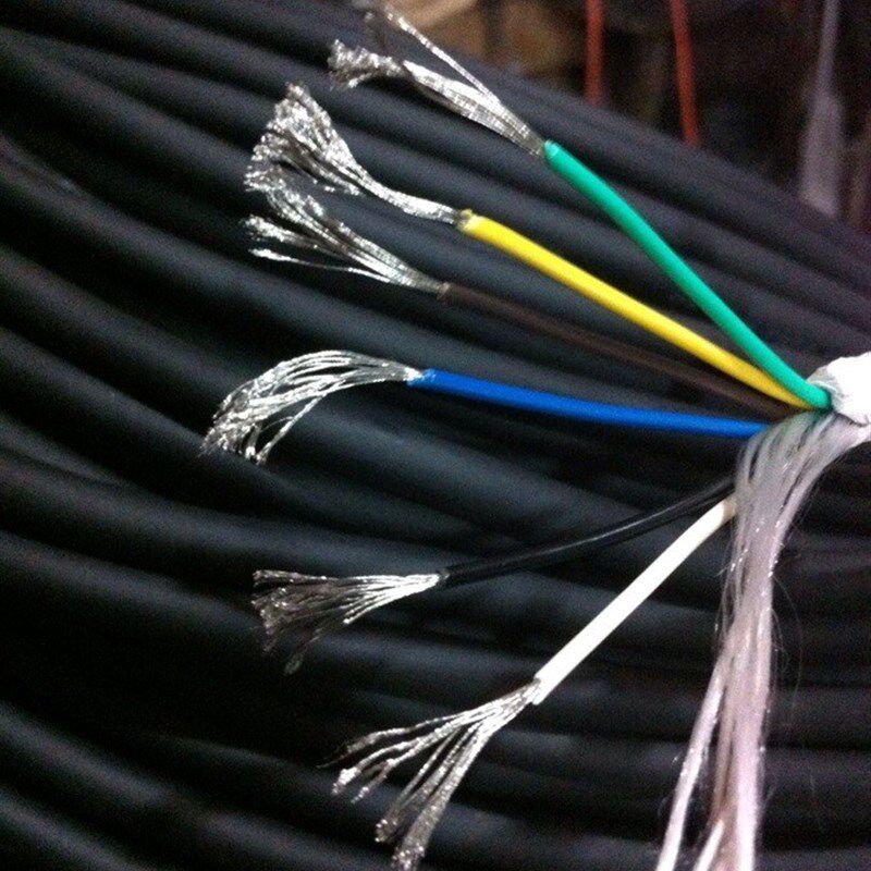 6芯0.3平方电线TRVV护套拖链机械手特软耐折断抗拉自动化信号线