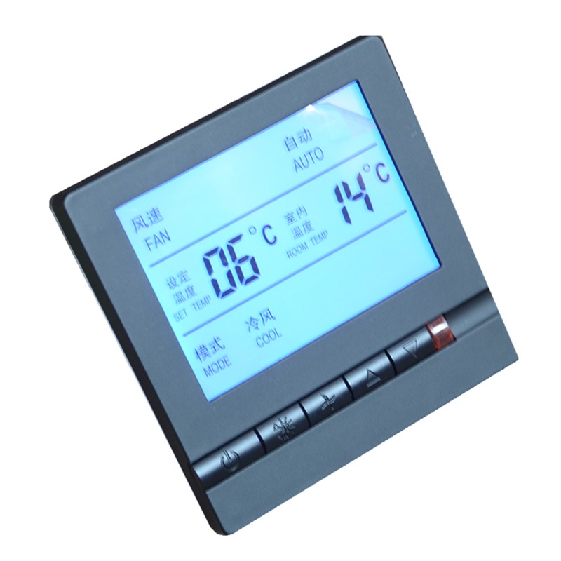 开利款中央空调温控器面板水机风机盘管线控器三速智能开关手操器