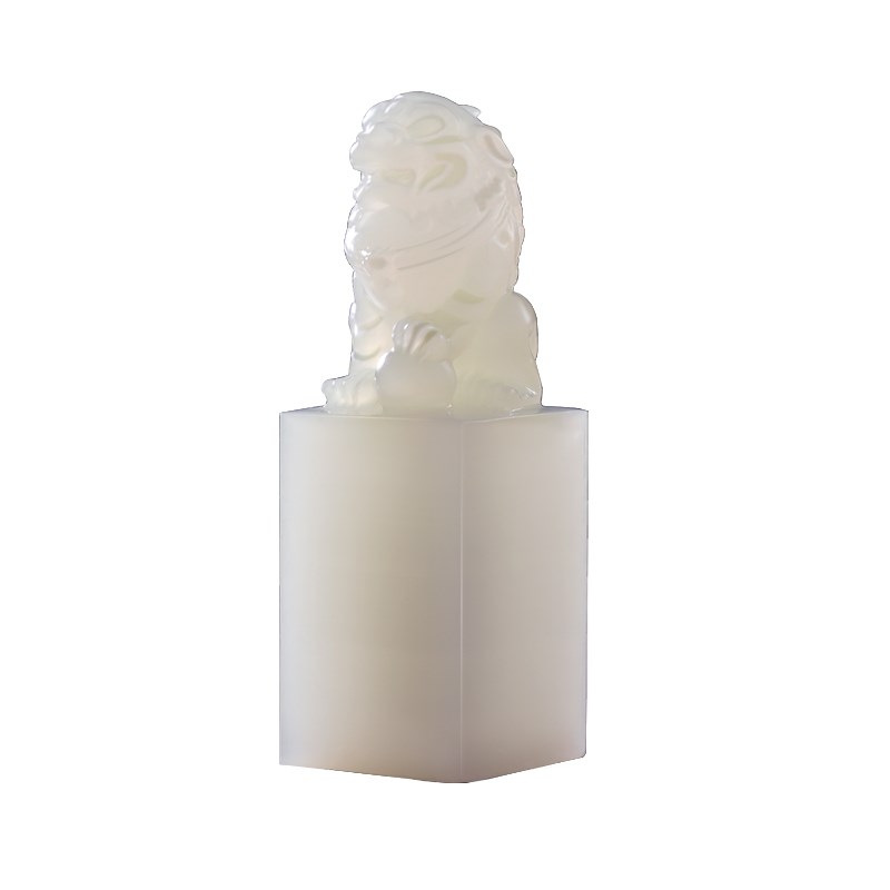 姓名印章定制白玉石古兽狮子名字章篆刻个人私章书画名字礼品