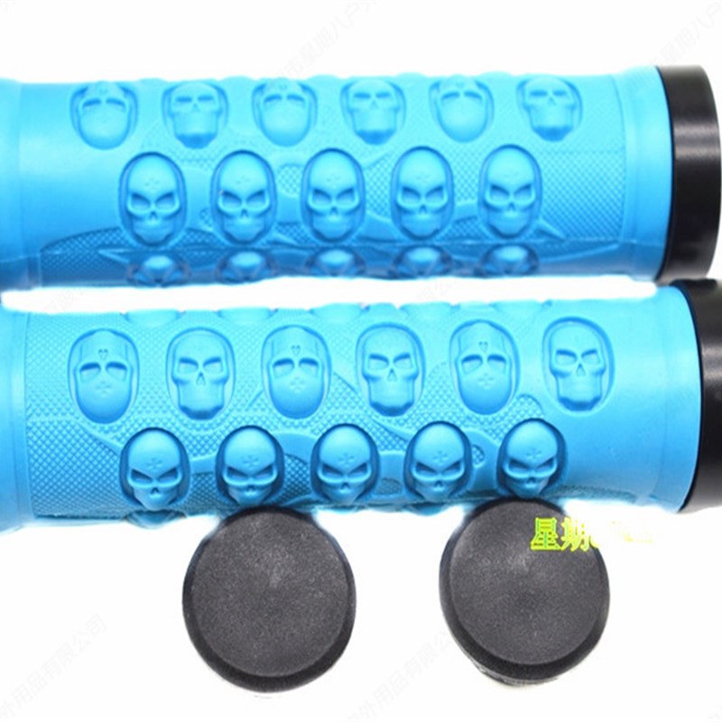 自行车骷髅头把套 山地公路y车 折叠车死飞把套 锁环锁死把套