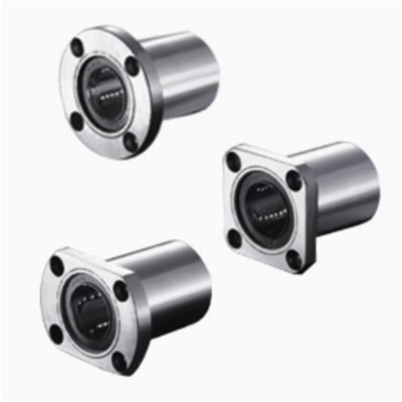 LHFRMF8 1h0 12 16 20 25 30 35 40 50 电镀钢保持架圆法兰直线轴