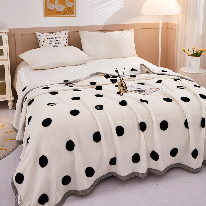 床上毛毯床单绒毯盖毯午睡单人小C毯双人空调毯现代灰色冬季厚毯