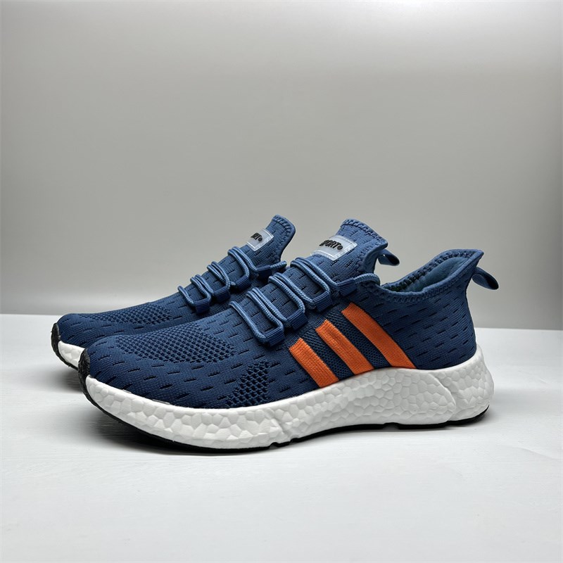 撤柜男女鞋2024新款四季情侣款透气网面飞织爆米花软Y底轻便跑步