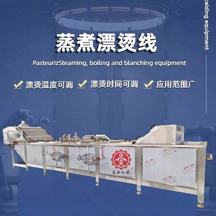 连续式外婆菜漂烫设备婆婆丁漂烫机马齿苋清洗漂烫杀青设备