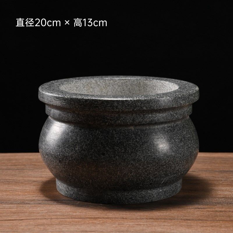 石头香炉石雕摆件用品r寺庙祠堂户外上香烧香圆形石头香炉子,餐饮具,茶道/香炉,淘宝优惠券,粉丝福利购,淘宝优惠卷