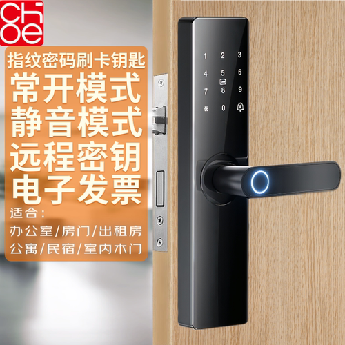指纹密码锁办公室家用公寓出租房