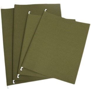 瑞胤祥彩色军绿色纸质挂劳夹吊挂快劳夹大小尺寸文件夹办公分类夹