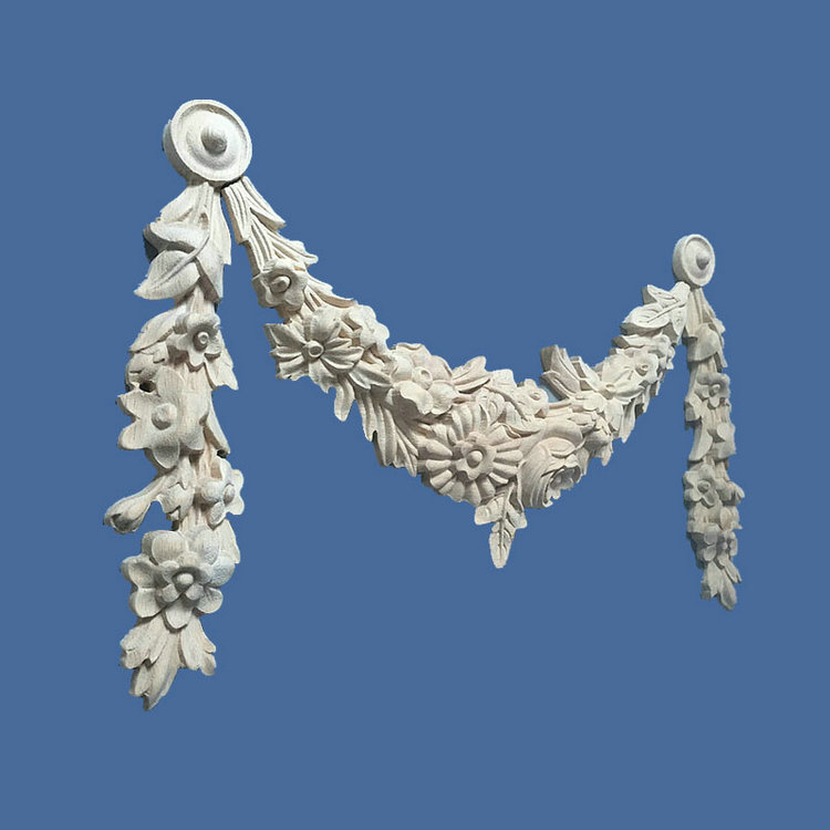 实木角花东阳木雕欧式家具门贴花橱柜护墙板客厅墙壁装饰定制雕花