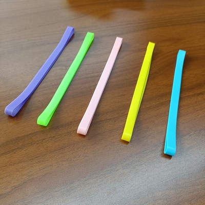 大塘上朔书本整理分类彩色绑带周长胶圈捆绑尺寸文件相册