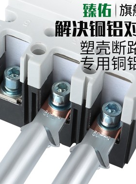 小头铜铝接线鼻塑壳断路器接线端子DT9