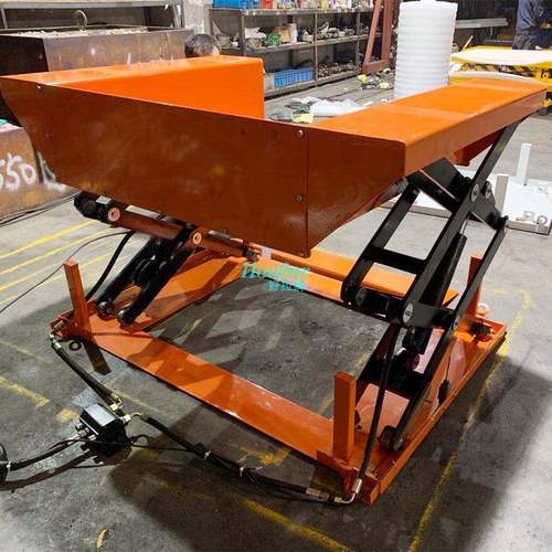 MJ-L小型电动卸货平台HX501超低型卸货台电动液压装卸平台升降机