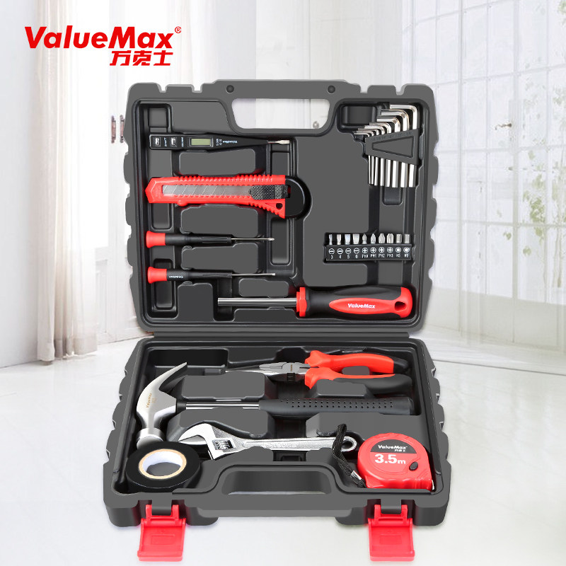 家用手工具套装手螺丝刀钳子日常维修多功能五金专用工具箱,3C数码配件,USB多功能数码宝,淘宝优惠券,粉丝福利购,淘宝优惠卷