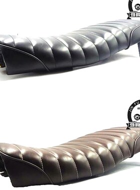 GN125摩托车复古座垫 毛毛虫款坐垫 63原装长度复古CAFE改装座包