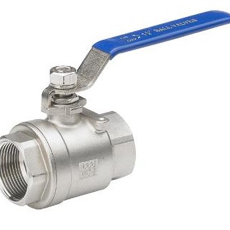 不锈钢304球阀 两片式 大流量 耐酸碱腐蚀 4分6分1寸 DN15-DN100