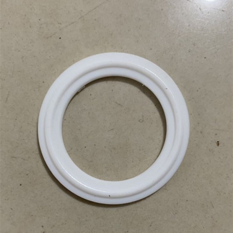 PTTE 四氟快装垫 硬卡箍接头垫片聚四氟乙烯快装快装垫特氟龙接头