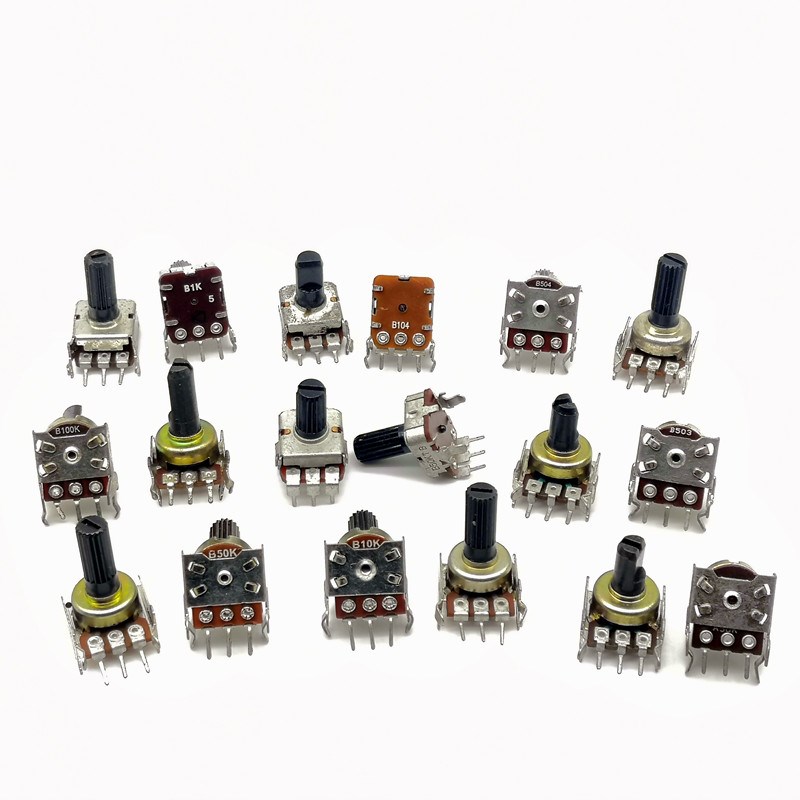 121型卧式可调电位器 3脚 10K20K50K100K 1K 功放音响调音台