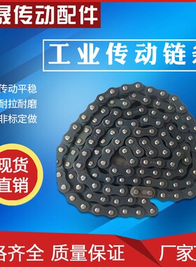 工业链条 传动链条3分06B 4分08B 5分10A 6分12A 1寸16A单排双排