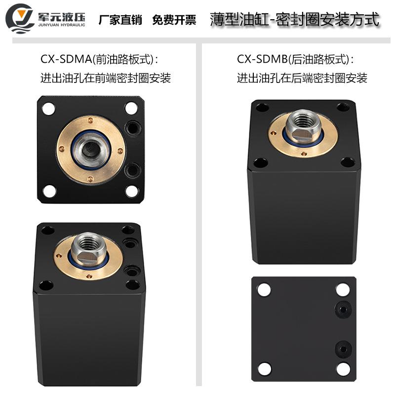 小油缸密封圈上下油路板式薄型工装夹模具CX/JOB/HTB-SDMA/MB压缸