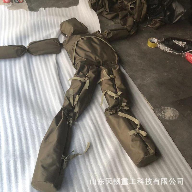 消防训练假人四肢全关节模拟救援假人消防演练人偶假人沙袋