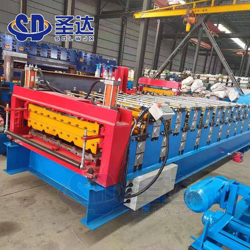 供应高速压瓦机设备冷弯成型彩钢双层瓦机全自动840彩钢瓦机械