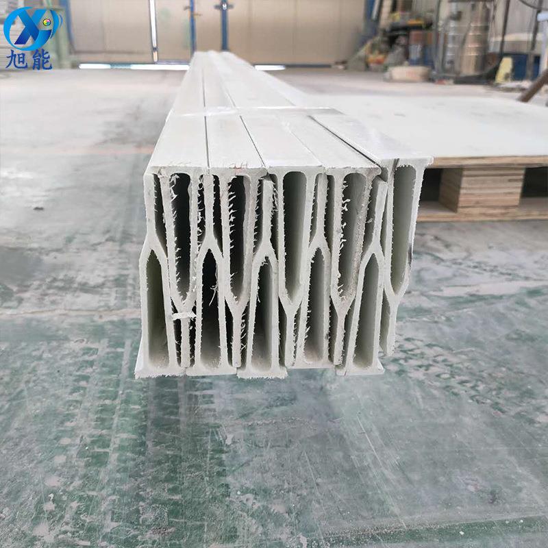 高强度玻璃钢养殖地板梁空心三角猪舍漏粪板支撑梁无碱