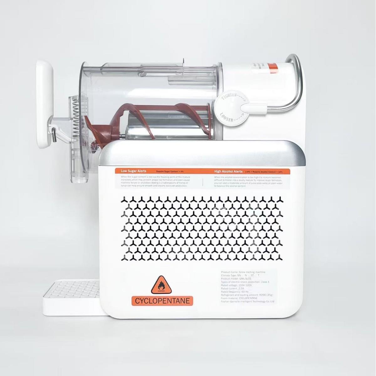 彩箱雪融机1.8L家用冰沙机冷饮机雪泥机迷你奶昔咖啡酒饮果汁机