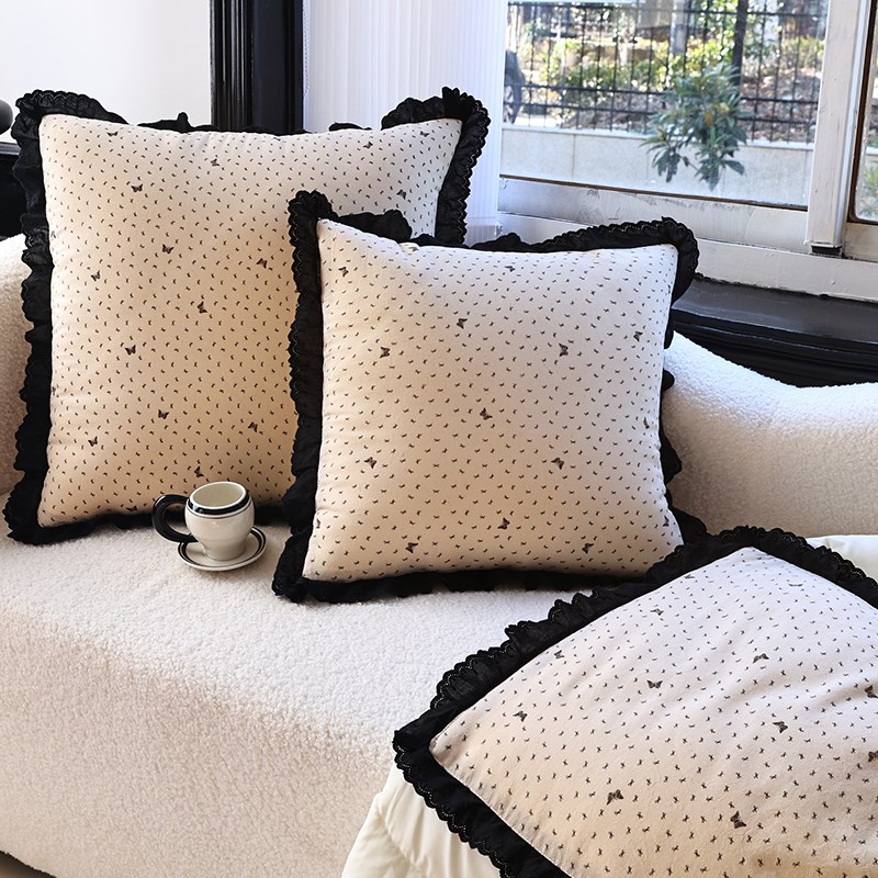 抱枕被子两用全棉花边办公室午睡B毯子枕头被二合-汽车载靠垫靠枕