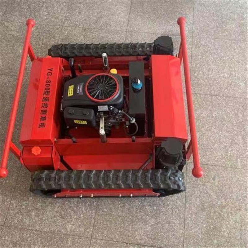 遥控履带式割草机大马力果园草坪机小型耕耘机小型农V机爬坡刀片