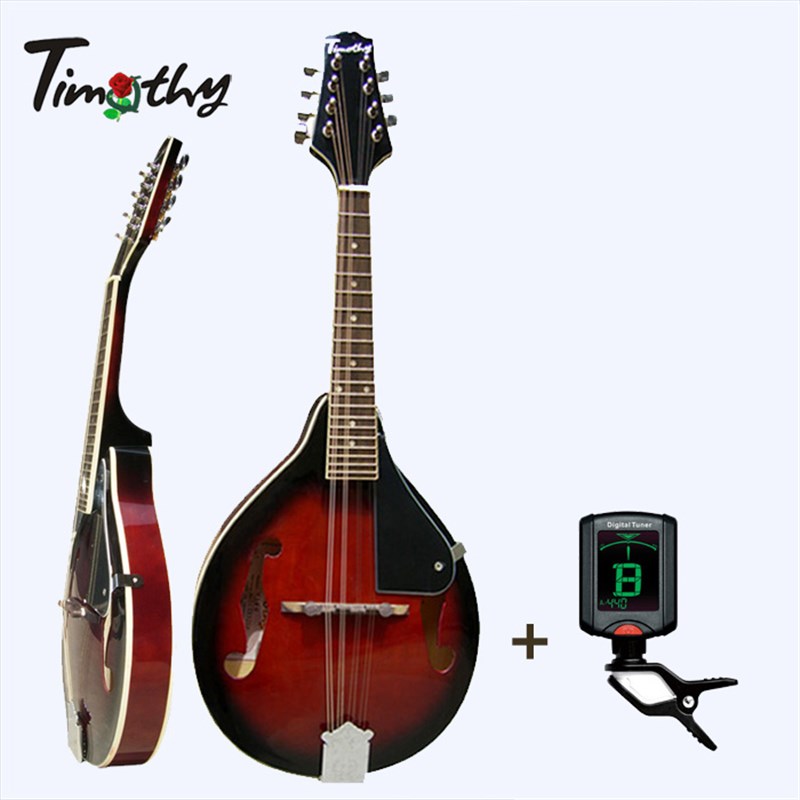 Timothy真可爱中级M100高音送学琴K全套八弦曼陀林乐器曼陀铃琴