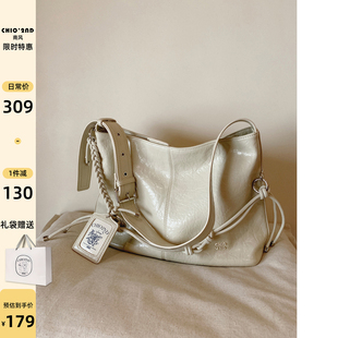 南风Chio2nd 大容量松弛感质感通勤单肩斜挎包 托特包包女2025新款