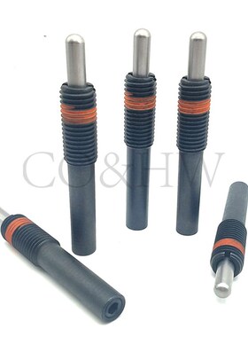 轻载型弹簧柱塞PJL16/20/24/30 螺纹固定销ZAP11-M16-20