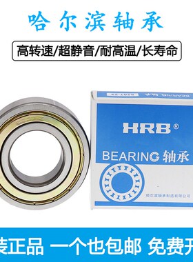哈尔滨电机深沟球轴承6300 6301 6302 6303 6304 6305 6306 2RZ Z