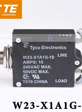 Tyco TE W23-X1A1G-15 15A 6-1393246-6 UL CSA 1-50Amps 断路器