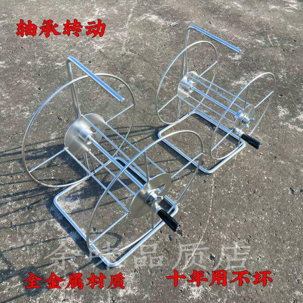 卷线盘空盘绕线盘铁盘电线收纳盘收绳子铁丝收线器卷钢丝金属卷管