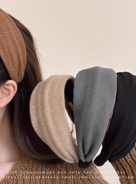 宽边显脸小压发发卡发箍女2026新款高颅顶发捆头箍高级感洋气发饰