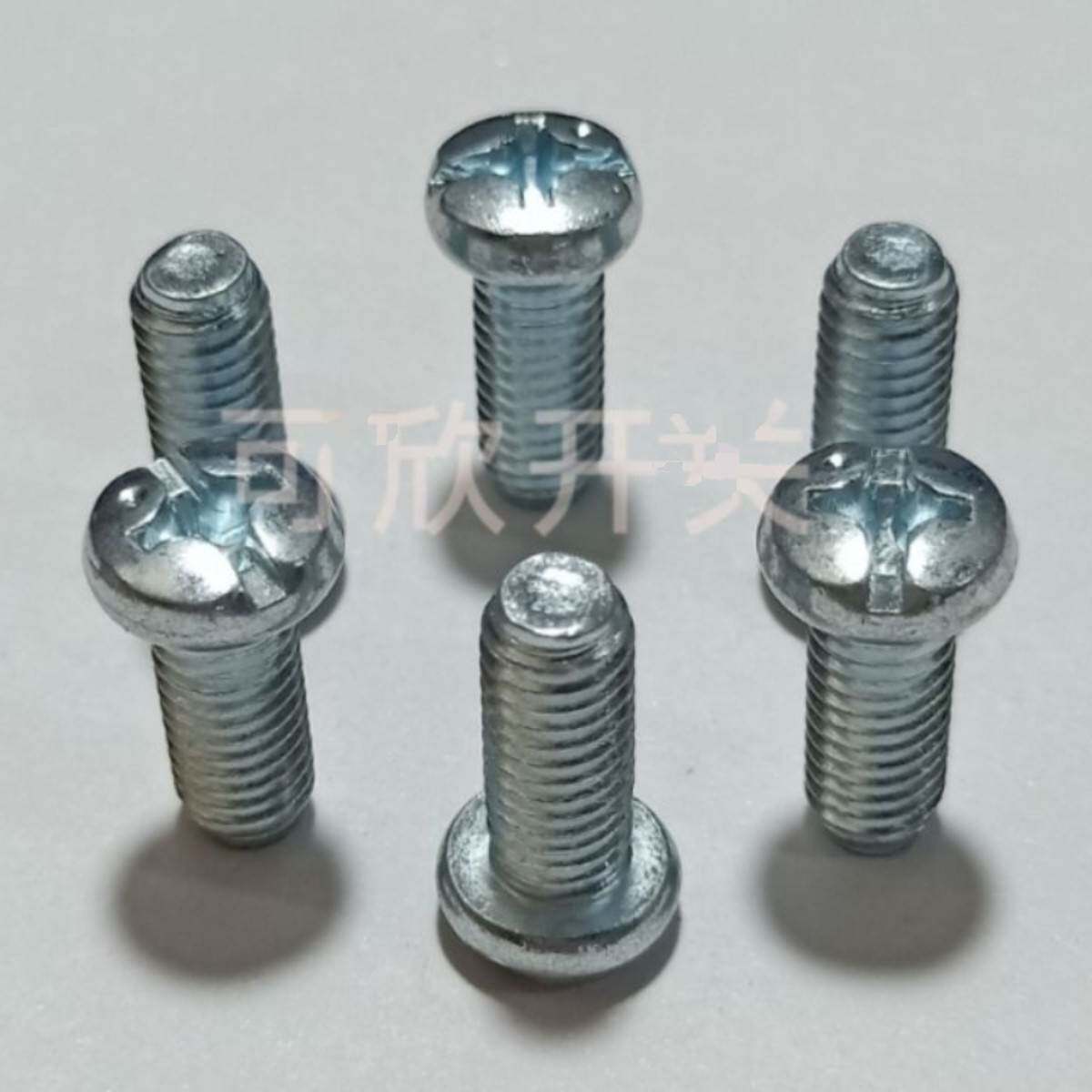 M6*15盘头十一字螺钉漏电保护开关Dz15-100A接线柱配件万能电镀蓝