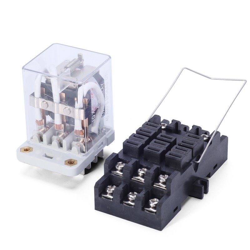 大功率继电器Jqx-38F40A直流12V24V交流220V大电流电磁三开三关